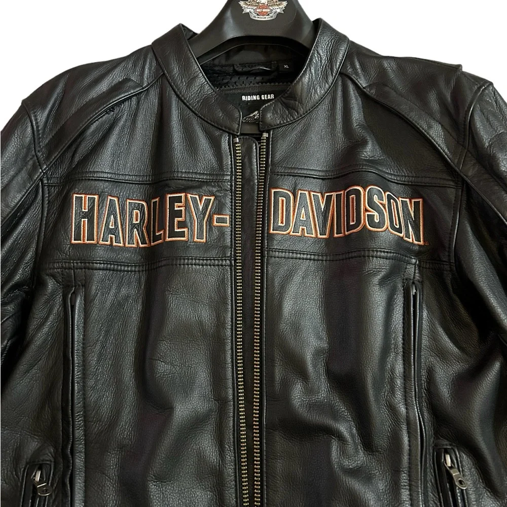 Harley-Davidson Leather Jacket Coat Riding Gear Size XL